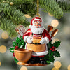 Joycorners Custom Name Baker Santa Ornament, Christmas Gift for Baking Lover 2D Flat LM2211