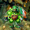 Joycorners Custom Name Ireland Ornament, Ireland Lover Christmas Gift 2D Flat LM2111