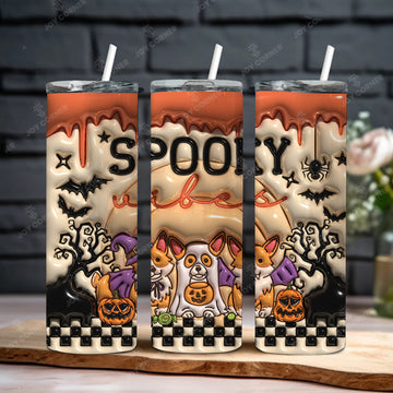 Joycorners Corgi Halloween 3D Straight Cup