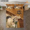 Joycorners Custom Name Braunvieh Bedding set