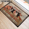 Joycorners Santa Gertrudis Custom Name - Home To Where The Herd Is FarmHouse Doormat