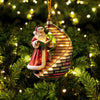 Joycorners God Santa Christmas Ornament, Personalized Ornament 2D Flat LM2211