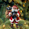 Joycorners Custom Name Photographer Santa Ornament, Photographer Christmas Gift Decoration 2D Flat LM2111