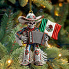 Joycorners Custom Name Mexico Ornament, Christmas Gift for Mexican 2D Flat LM2111