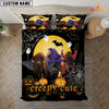 JoyCorners Happiness Buffalo Cattle Halloween Pattern Personalized Name 3D Bedding Set