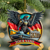 Joycorners Custom Name Germany Ornament, Christmas Gift for Germany Lover 2D Flat LM2111