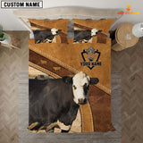 Joycorners Black Hereford Cattle Customized Bedding set