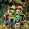 Joycorners Custom Name Couple Christmas Ornament, Lover Christmas Gift 2D Flat LM2111
