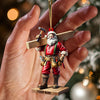 Joycorners Carpenter Santa Christmas Ornament, Personalized Ornament 2D Flat LM2211