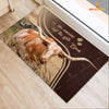 Joycorners Texas Longhorn Live Like Someone Left The Gate Open Doormat