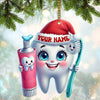 Joycorners Beautiful Teeth, Home Decor, Christmas Ornament, Personalized Ornament 2D Flat LM2111