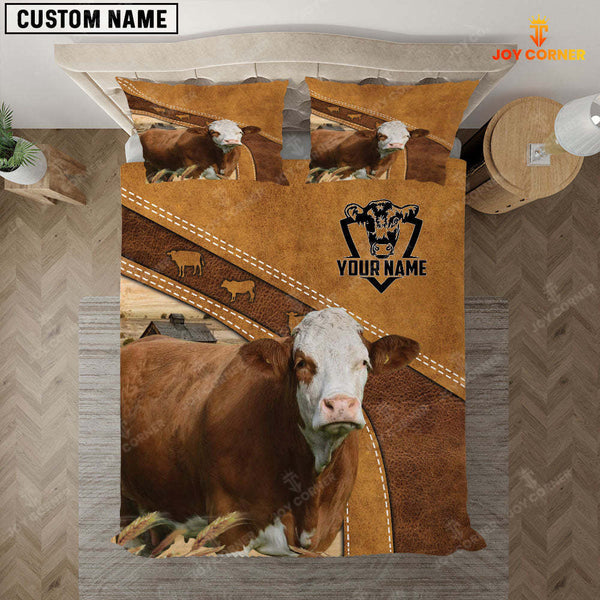 Joycorners Simmental Cattle Customized Bedding set