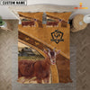 Joycorners Custom Name Goat Bedding set