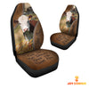 Joycorners Hereford Customized Name Leather Pattern Car Seat Covers (2Pcs)