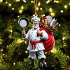 Joycorners The Chef Santa Coming Christmas Ornament, Personalized Ornament 2D Flat LM2211