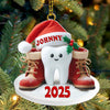 Joycorners Custom Name Dentist Ornament, Dentist Christmas Gift 2D Flat LM2111