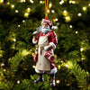 Joycorners Butcher Santa Home Decor Christmas Ornament, Personalized Ornament 2D Flat LM2211