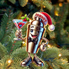 Joycorners Custom Name Barista Ornament, Barista Christmas Decoration 2D Flat LM2111