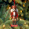 Joycorners Nutcracker Christmas Ornament, Personalized Ornament 2D Flat LM2211