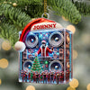 Joycorners Swag DJ Santa Christmas Ornament, Personalized Ornament 2D Flat LM2211
