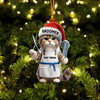Joycorners Groomer Cat Home Decor Christmas Ornament, Personalized Ornament 2D Flat LM2211