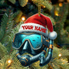 Joycorners Diving Home Decor, Christmas Ornament, Personalized Ornament 2D Flat LM2111