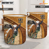 Joycorners Ayrshires Cattle Brown  Custom Name  Basket