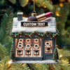 Joycorners Custom Name Beauty Salon Ornament, Beauty Shop Christmas Decor 2D Flat LM2111