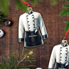 Joycorners Custom Name Ornament, Chef Uniform 2D Flat LM2211