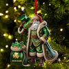 Joycorners Custom Name Ireland Ornament, Ireland Lover Christmas Gift 2D Flat LM2211