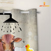 Joy Corners Beefmaster I Don't Sing In The Shower 3D Shower Curtain