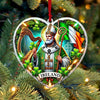 Joycorners Custom Name Ireland Ornament, Christmas Gift for Ireland Lover89 2D Flat LM2111