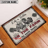 Joycorners Chicken Life is Better Custom Name Doormat