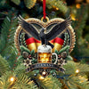Joycorners Custom Name Germany Ornament, Christmas Gift for Germany Lover 2D Flat LM2211