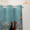 Joy Corners Beefmaster Taking Shower Under The Sea 3D Shower Curtain