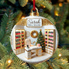 Joycorners Custom Name Nail Salon Ornament, Nail Salon Christmas Decoration 2D Flat LM2111