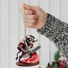 Joycorners Custom Name Butcher Ornament, Butcher Shop Christmas Gift Decoration 2D Flat LM2111