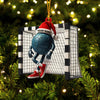 Joycorners Goalkeeper Home Decor Christmas Ornament, Personalized Ornament 2D Flat LM2211