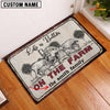 Joycorners Goat Life is Better Custom Name Doormat