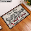 Joycorners Sheep Life is Better Custom Name Doormat