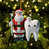 Joycorners Santa Dentist Christmas Home Decor Christmas Ornament, Personalized Ornament 2D Flat LM2211
