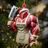 Joycorners Butcher Christmas Ornament, Personalized Ornament 2D Flat LM2211