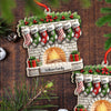 Joycorners Custom Name Ornament, Christmas Stock Family 2D Flat LM2211