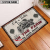 Joycorners Farm Tractor Life is Better Custom Name Doormat