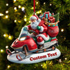 Joycorners Custom Name Santa Ornament, Christmas Gift Decoration 2D Flat LM2211