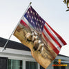 Joycorners Sheep America 3D Button Flag