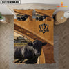 Joycorners Custom Name Lowline Angus Bedding set