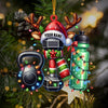 Joycorners Gymmer Christmas Ornament, Personalized Ornament 2D Flat LM2211