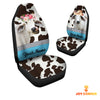 Joycorners Brahman Pattern Customized Name Dairy Cow Car Seat Cover Set