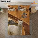 Joycorners Custom Name Alpaca Bedding set